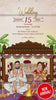 SIC-011 | Cinematic South Indian Wedding Video Invitation - Grand & Personalized SIC-011 | Cinematic South Indian Wedding Video Invitation - Grand & Personalized