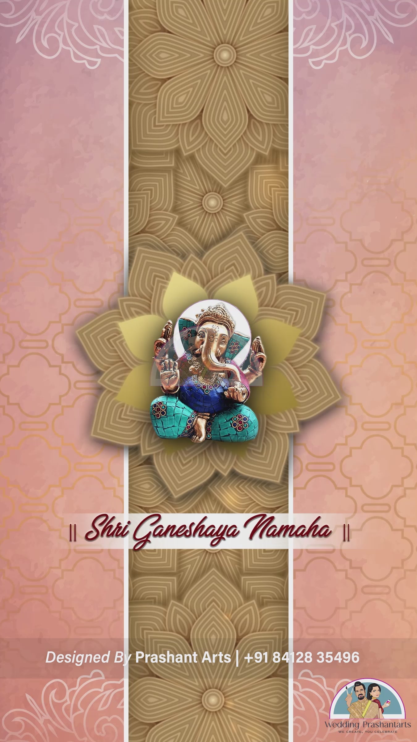 SIV-016 | Timeless South Indian Wedding Video Invitation - Classic & Personalized