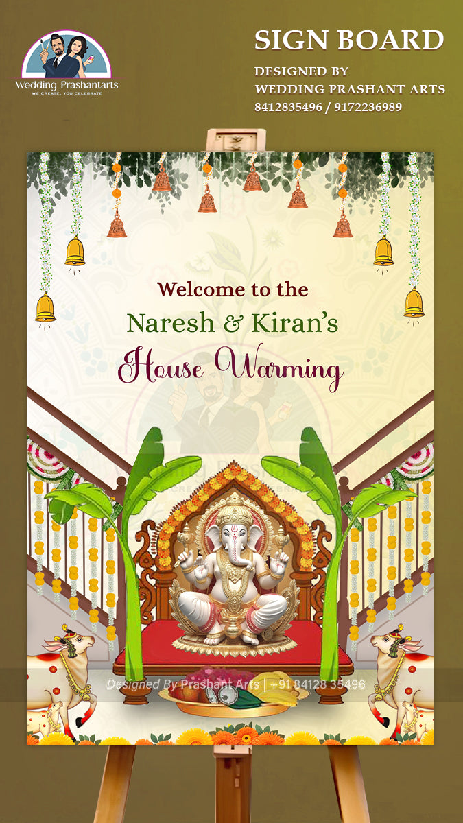 EGP-015 | Elegant Housewarming Welcome Board