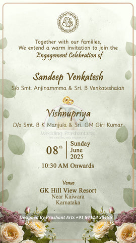 EGP-007 | More Than an Announcement: Share Your Love with Exquisite Engagement Invitations