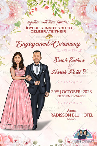 Announce Your Engagement with Elegance - Engagement Invitations | EGC-016