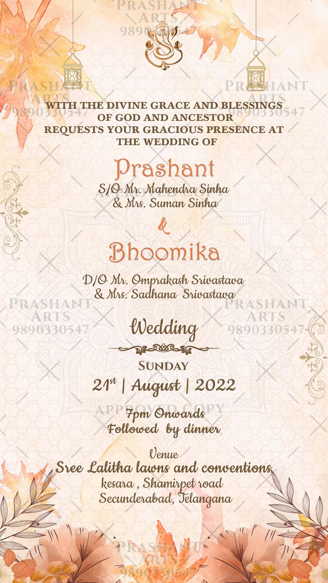 Find the Best Digital Gujarati Wedding Invitations for Your Ceremony | GR-010