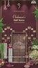 HSI-001 | Elegant Half Saree Ceremony Invitation – Customizable Digital Video