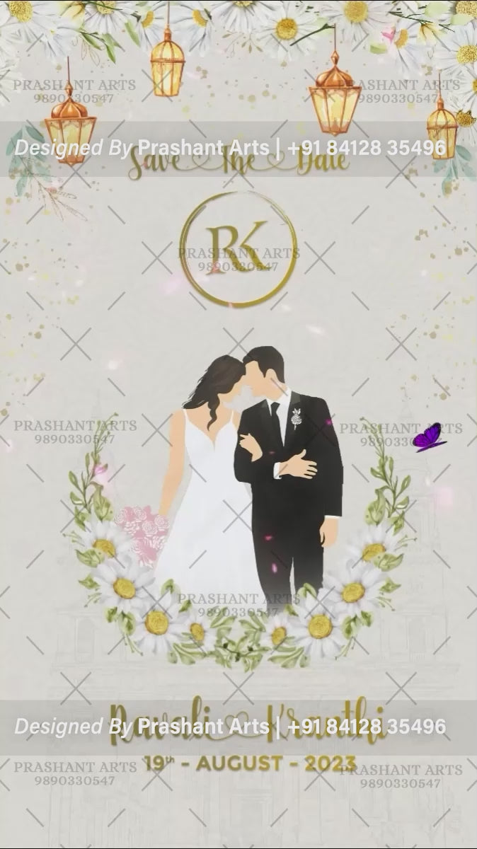 CHV-006 | Memorable Wedding Starts Here: Catholic & Christian Caricature Invitation Videos