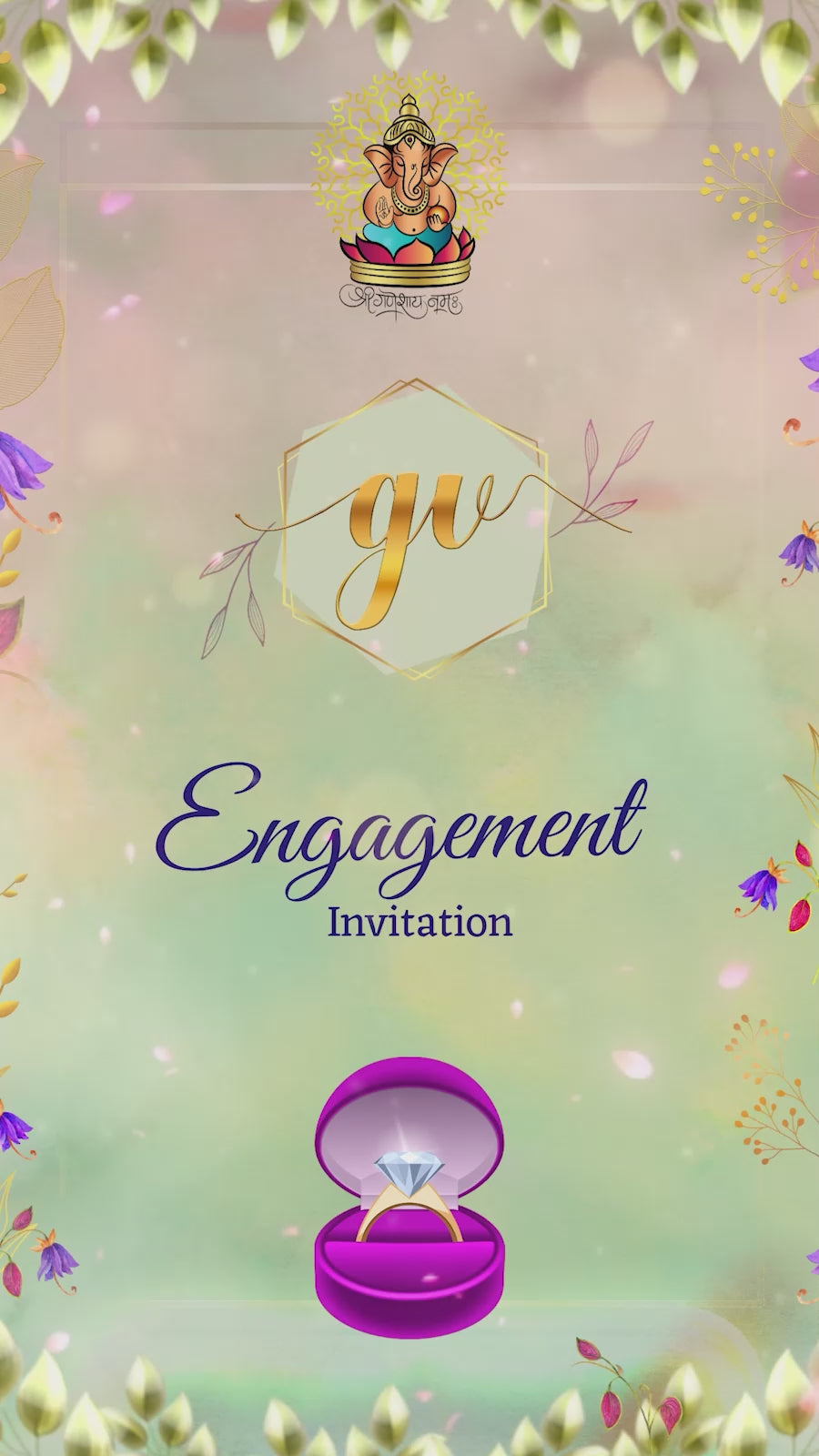 EGC-012 | Show Your Special Love Story with Engagement Invitation Videos