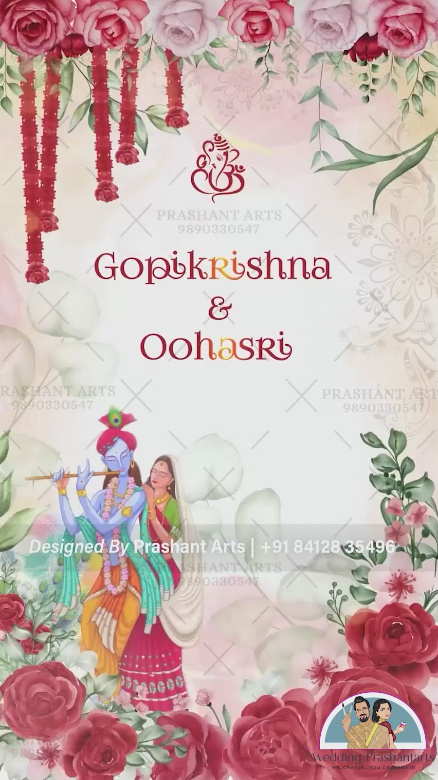 SIV-034 | Enchanting South Indian Wedding Invitation Video