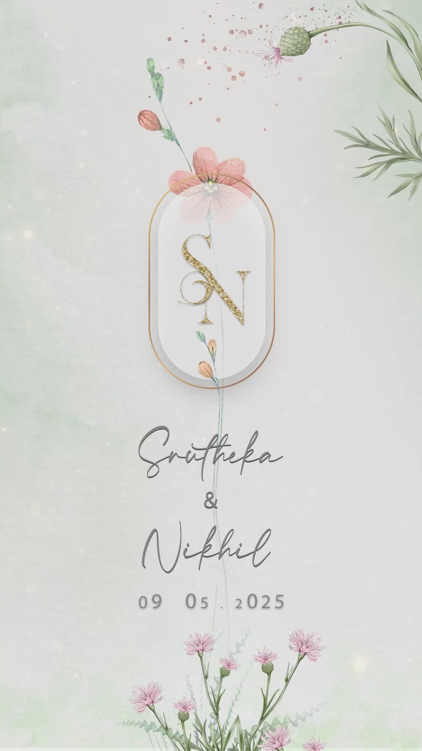 NIC-024 | Royal North Indian Wedding Invitation