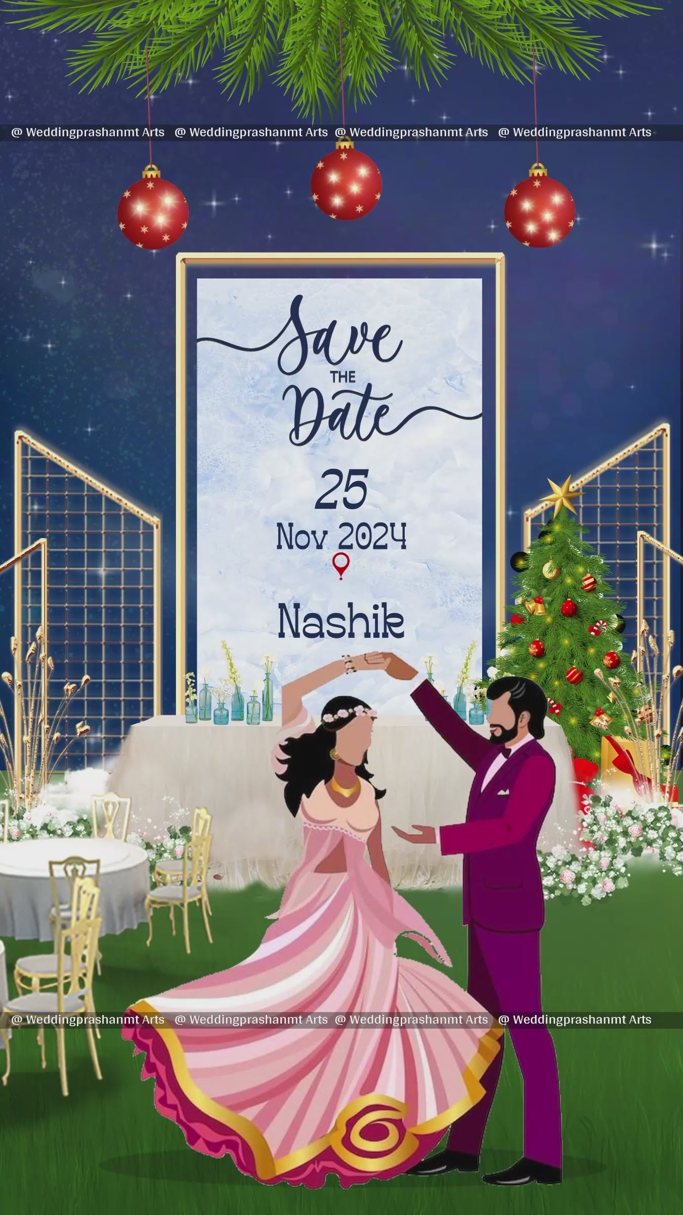 SDC-015 | Eco-Friendly Digital Save the Date Invitation