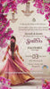 HSI - 004 | Graceful Half Saree Ceremony E-Invitation – Personalized Design