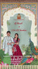 SIC-026 | Traditional South Indian Caricature Wedding Invitation
