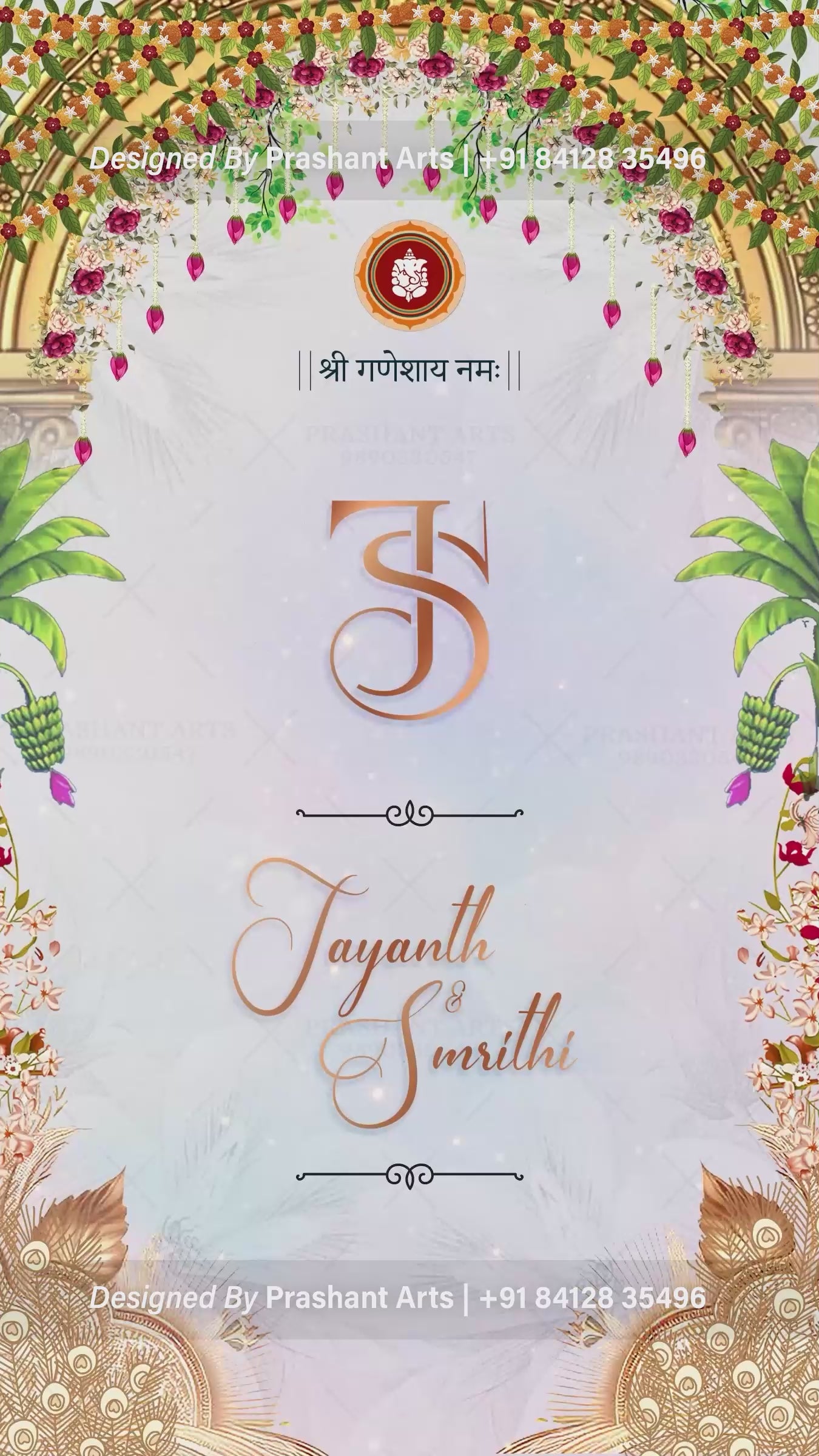 SIC-057 | Joyous South Indian Caricature Wedding Invitation Video