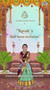 HSI - 003 | Traditional Half Saree Function Invitation – Custom Digital Video