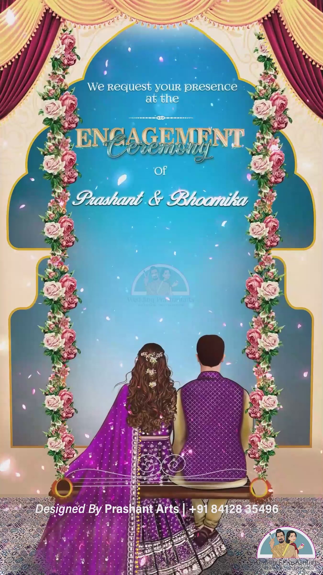 EGC-008 | Commemorate Your One-of-a-Kind Love Story with Engagement Invitation Videos