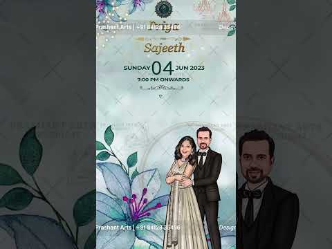 Narrate Your Love: Tailored Engagement Video Invitations | EGC-033