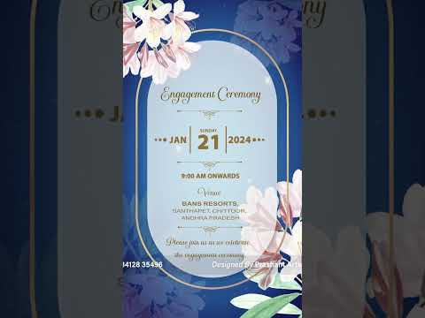 Engagement Invitation: Celebrate Your Forever Joy | EGV-011