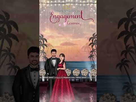 Charming Engagement Invitation Video | EGC-002