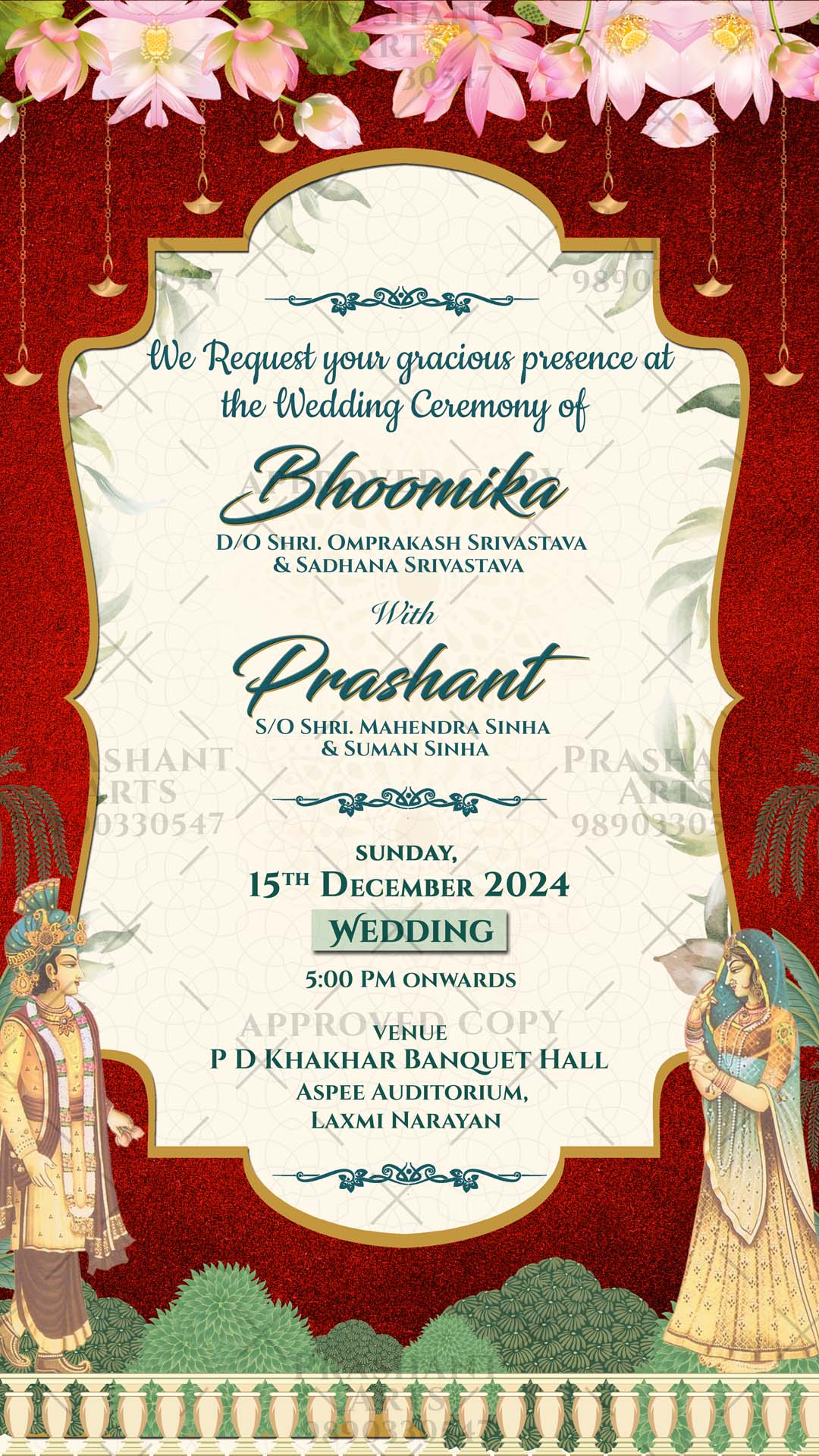 BE-003 | Make Memories with PrashantArts' Bengali Wedding Invitations