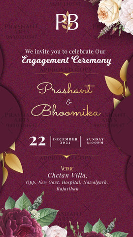 Set the Tone for Forever: Design Engagement Invitations that Reflect You | EG-006