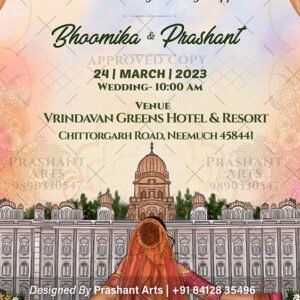 BG-005 | Start Your Forever Story with Unforgettable Indian Wedding Invitations