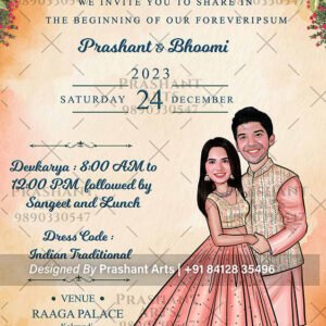 BG-011 | Celebrate Your Heritage: Digital Indian Wedding Invitations